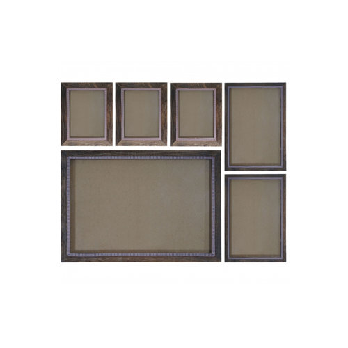 ClearAmbient 6-tlg. Wandrahmen-Set aus Holz | Wayfair.de